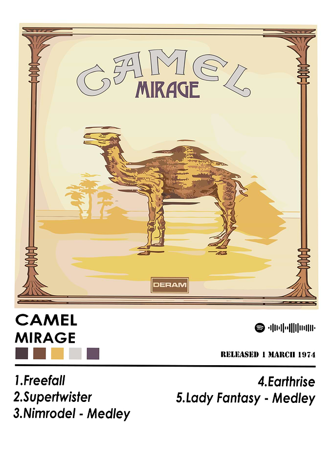 Camel Mirage Album Cover Art