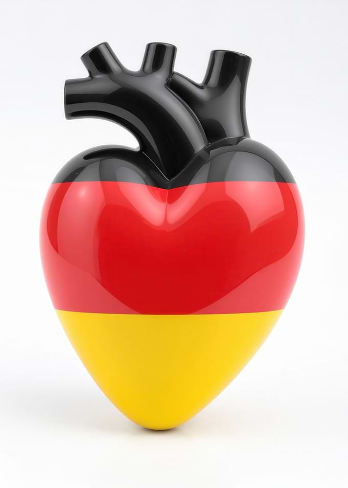 German Flag Heart