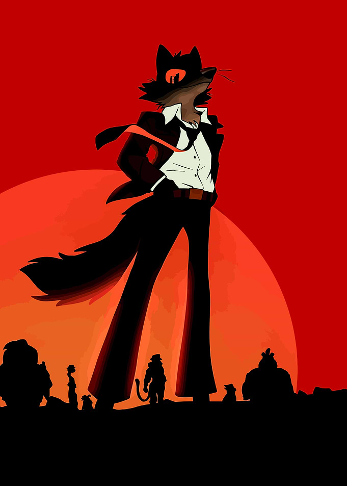 The Bad Guy Silhouette