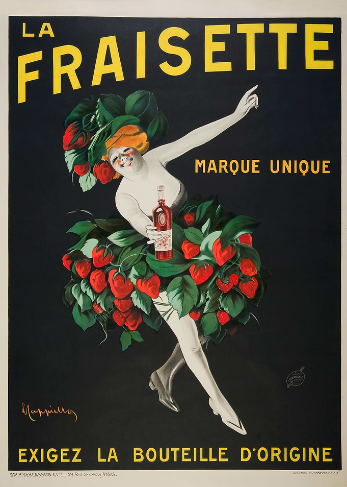 La Fraisette Vintage Advertisement Poster by leonetto cappiello