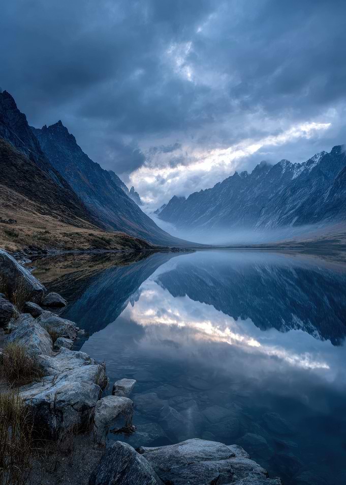 Mountain Lake Reflection