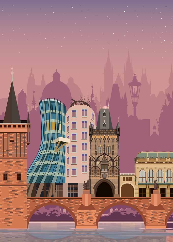 Prague Travel Print