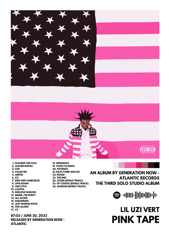 Lil Uzi Vert - Pink Tape Album