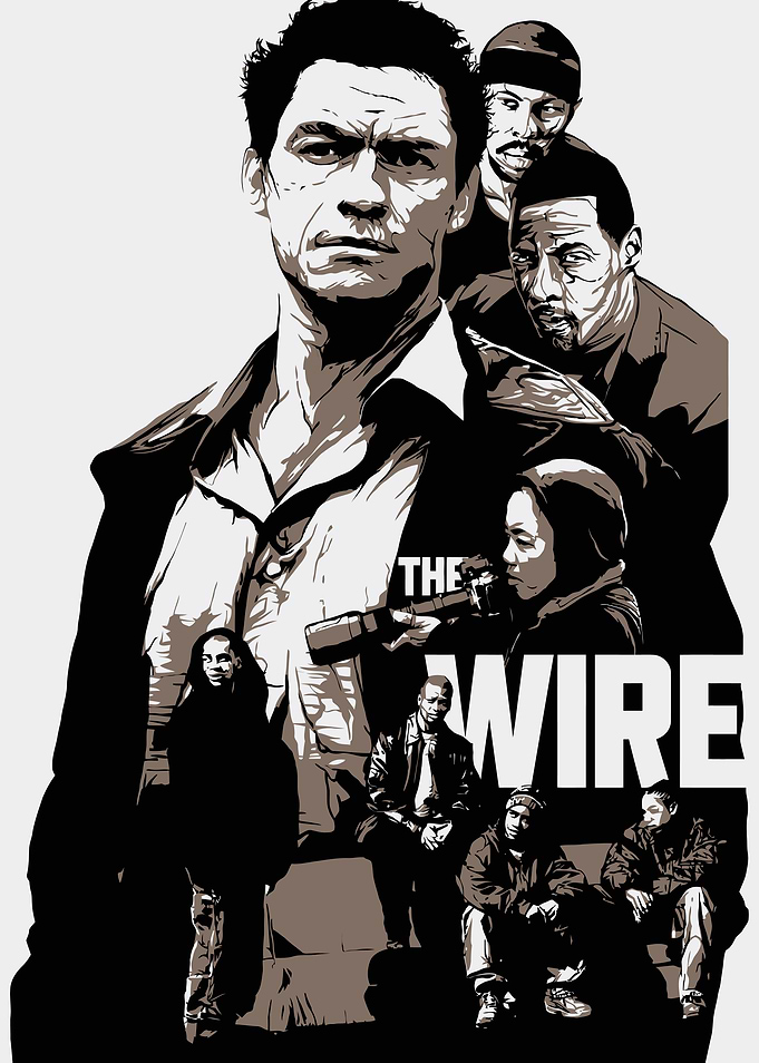 The Wire TV Series Poster Art