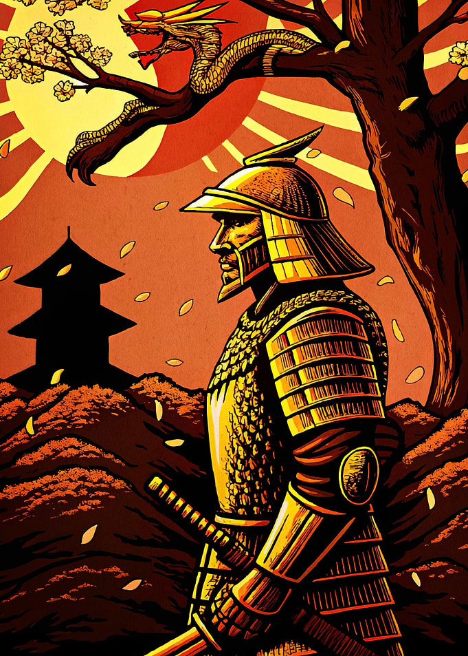 Samurai Dragon Japanese