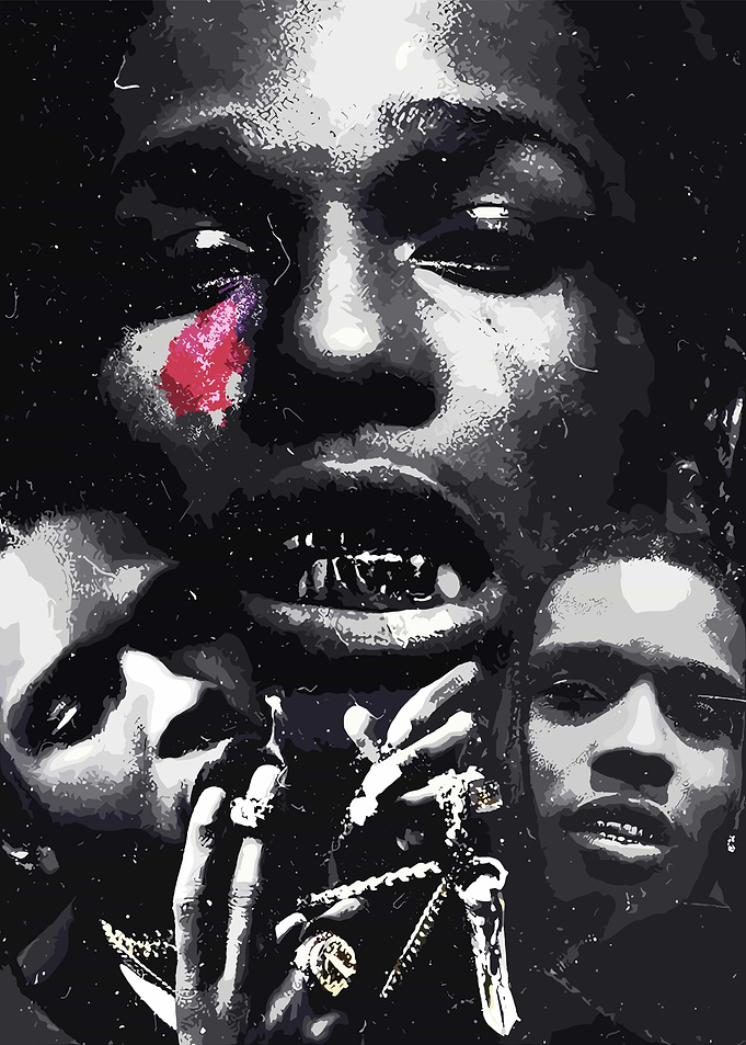 A$AP Rocky Portrait