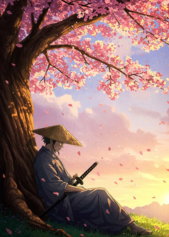 Samurai Cherry Blossom Tree