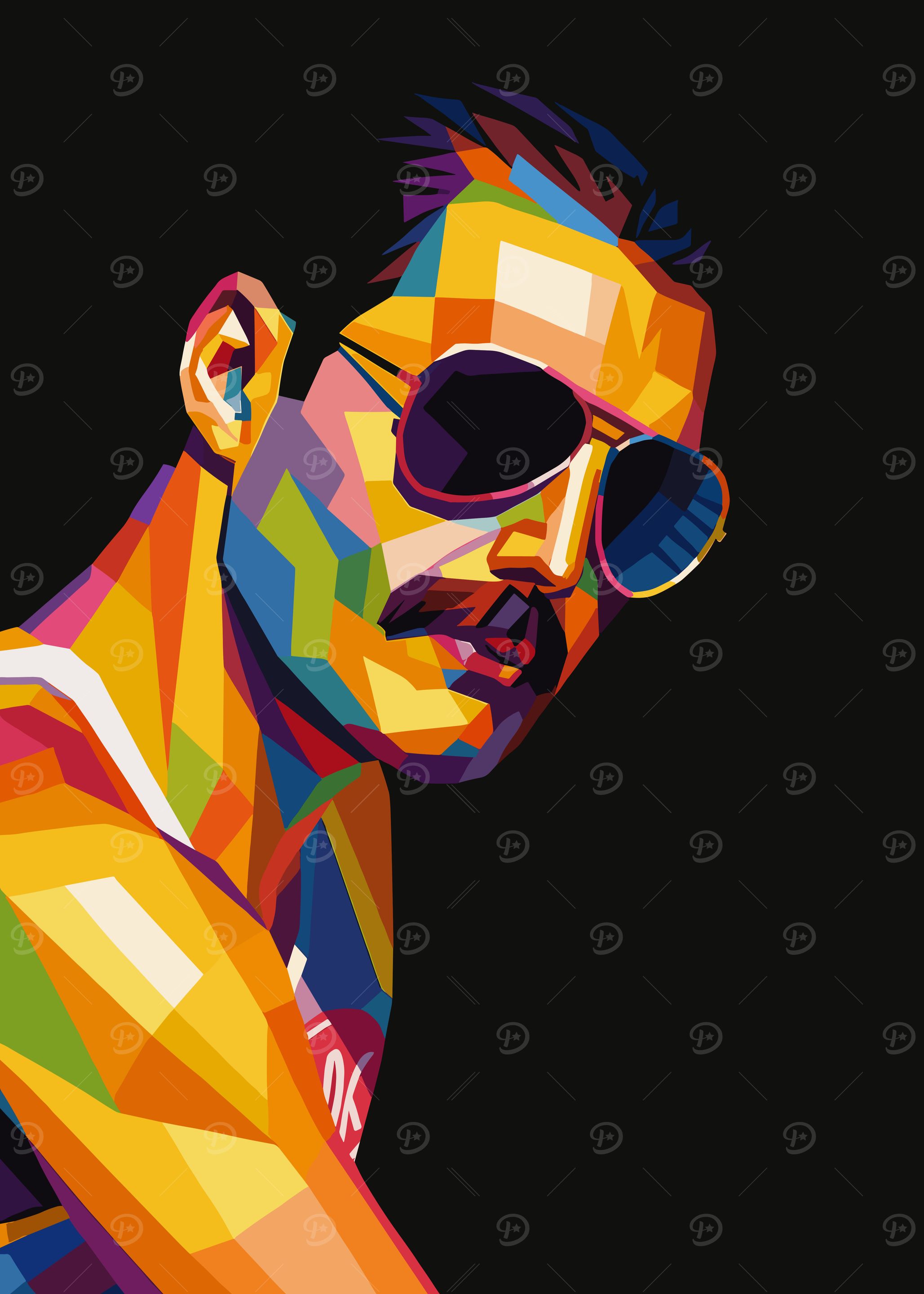 Freddie Mercury Pop Art