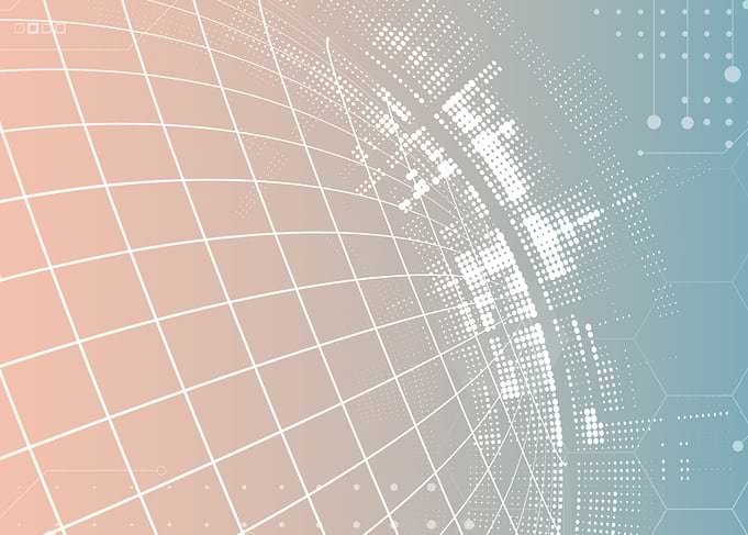 Abstract Technology Grid Background