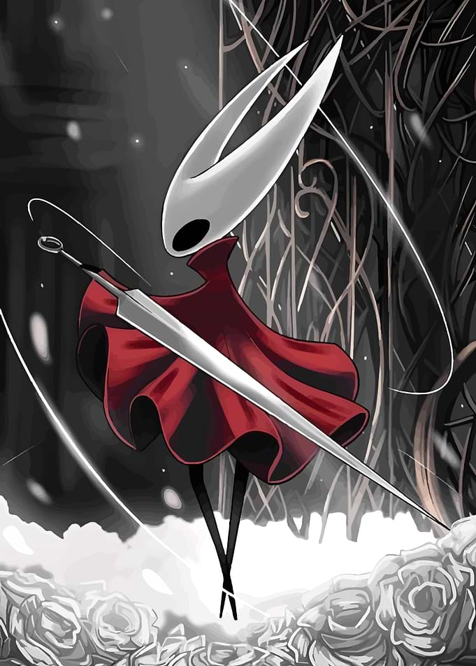 Hornet from Hollow Knight artwork