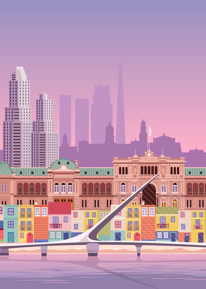 Buenos Aires Travel Print