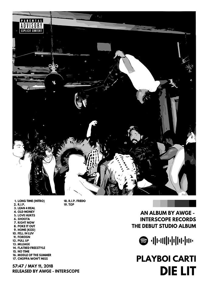 Playboi Carti - Die Lit Album Cover