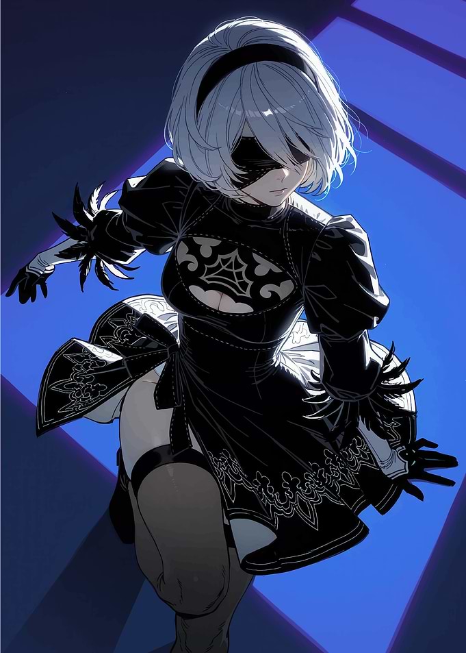 2B from Nier Automata