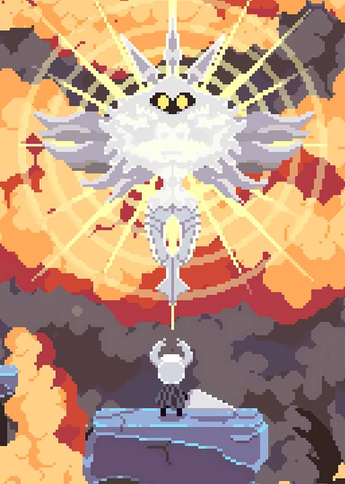 Hollow Knight Radiance Pixel Art