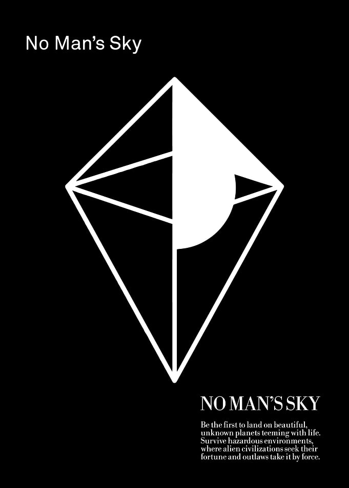 No Man's Sky Minimalist Poster