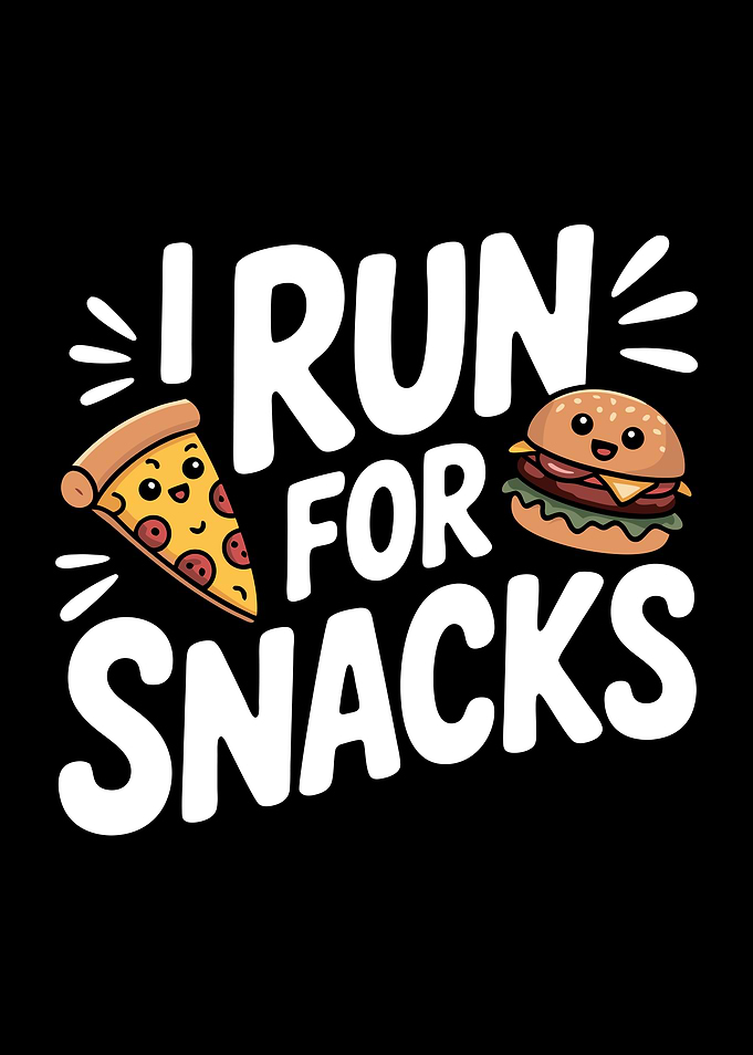 I Run For Snacks Fast Food