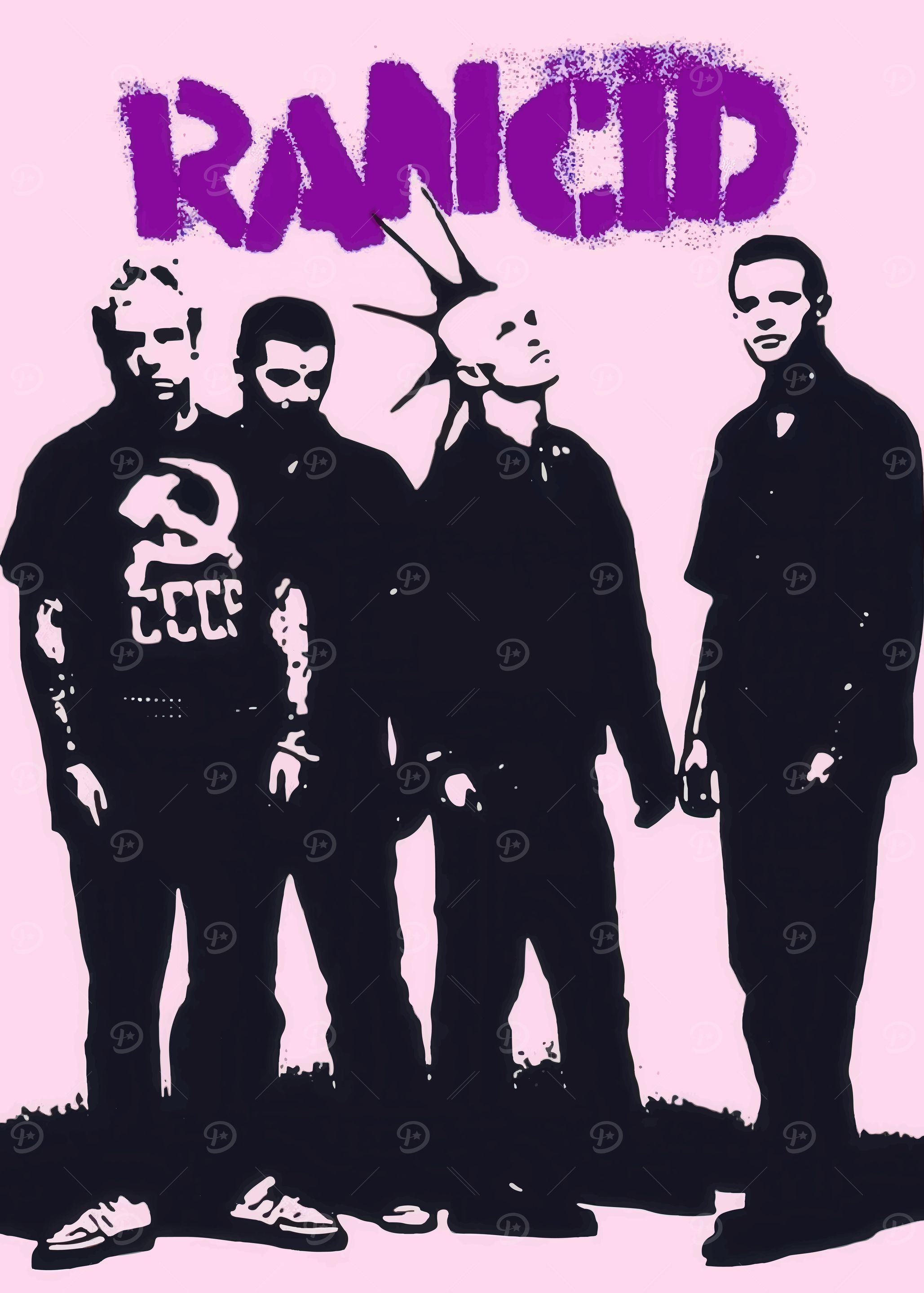 Rancid band poster art