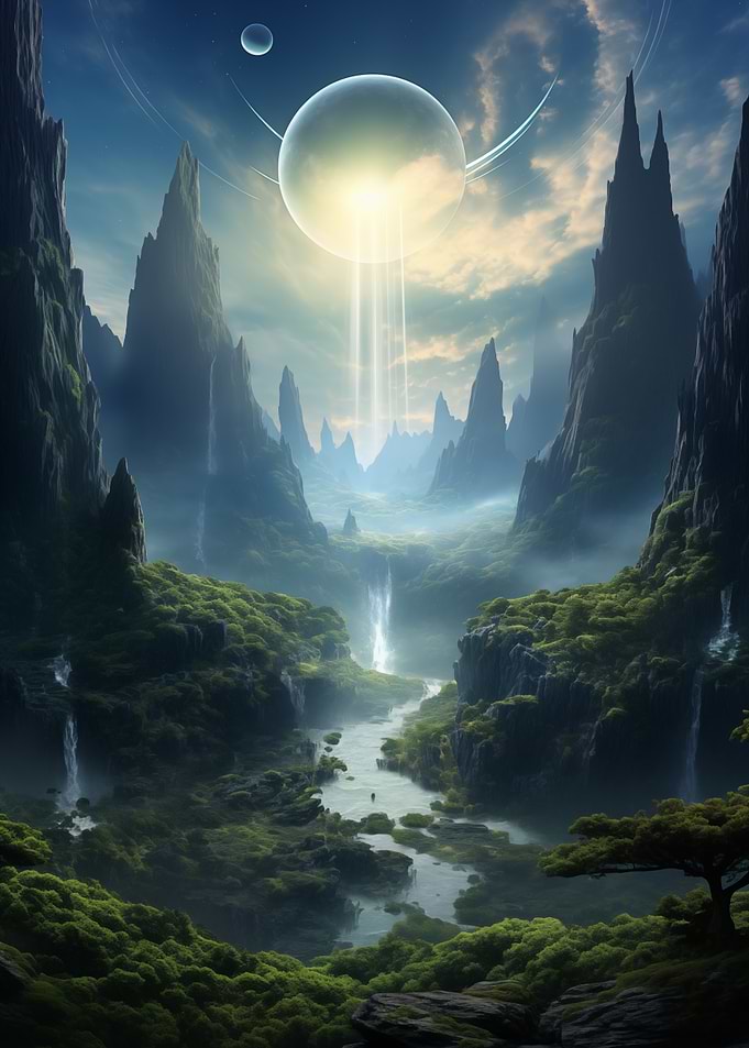 Mystical Alien Landscape
