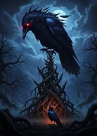 Raven in the Dark Forest