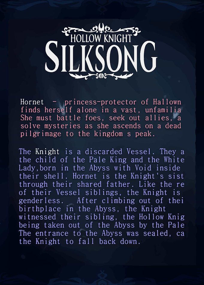Hollow Knight: Silksong Game Lore