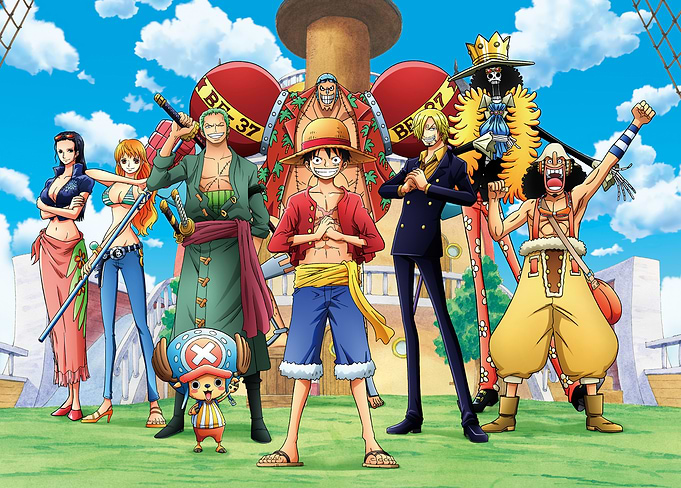 Straw Hats Assemble on the Thousand Sunny