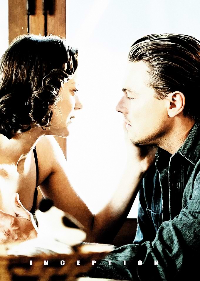 Inception movie scene with Leonardo DiCaprio