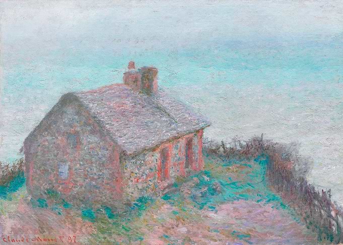 Claude Monet's House at Giverny Painting