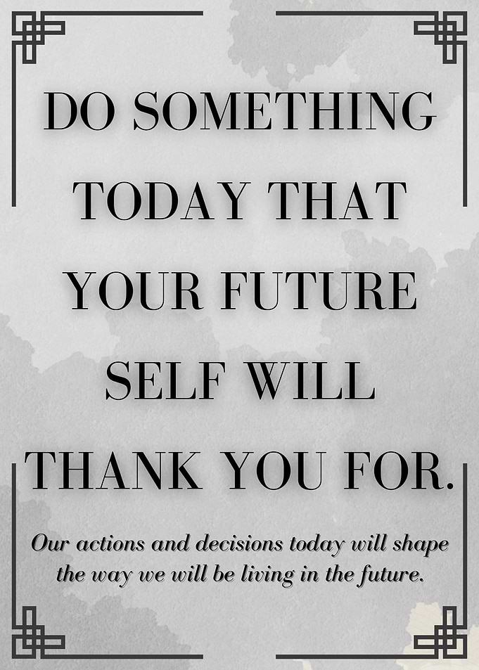 Inspirational Quote: Future Self Gratitude