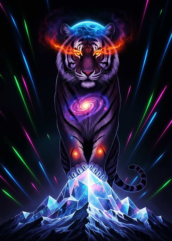 Cosmic Tiger on Crystal Mountain