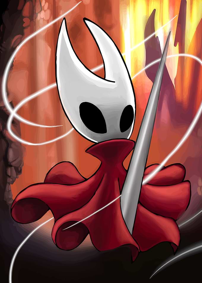 Hornet from Hollow Knight fan art