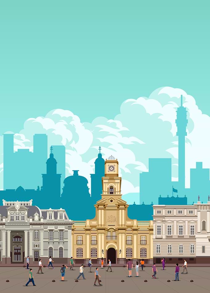 Santiago Travel Print