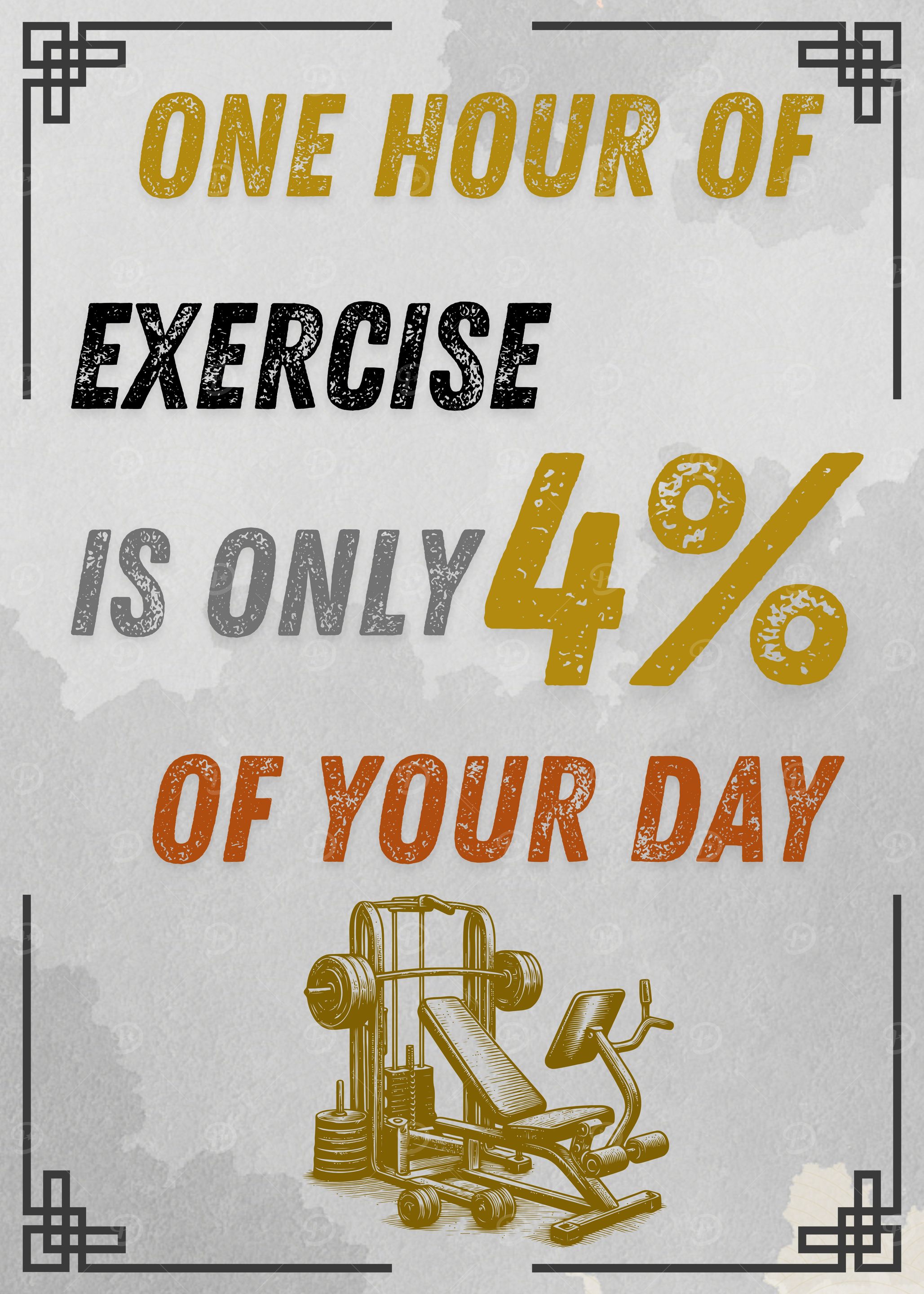 Exercise Motivation: One Hour, 4% of Day