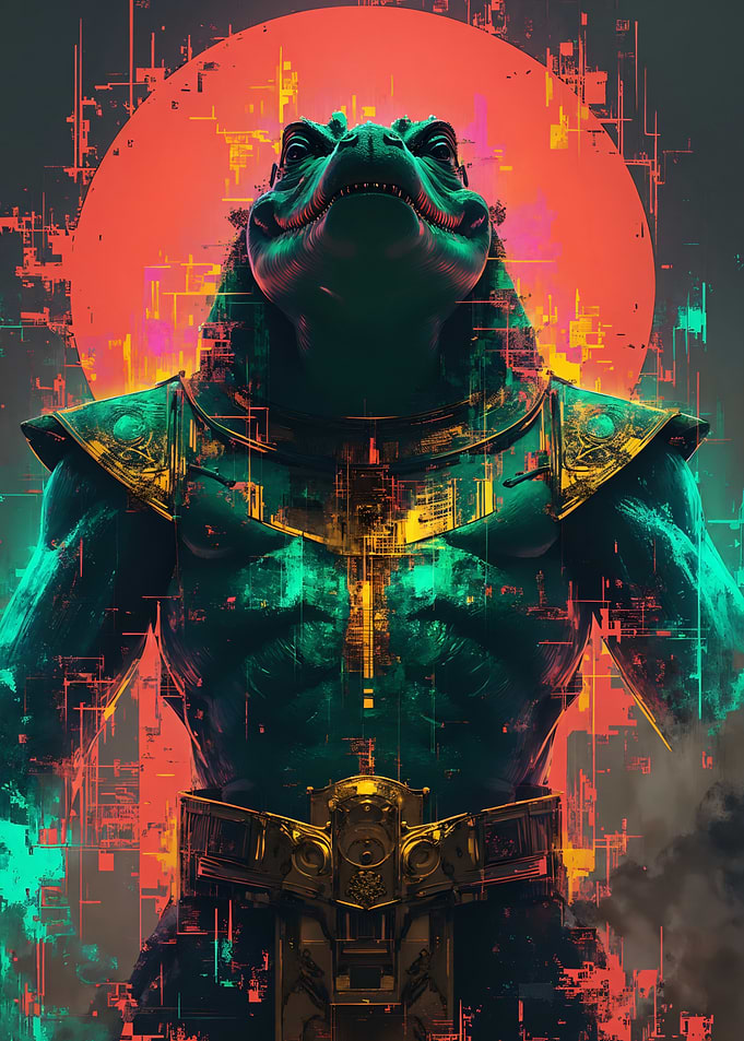 Sobek Cyberpunk Reptilian Warrior