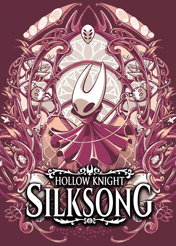 Hollow Knight: Silksong Art Nouveau Poster