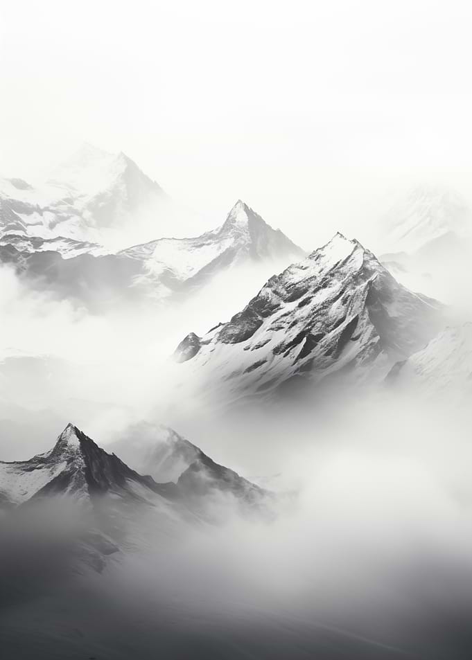 Misty Mountain Peaks
