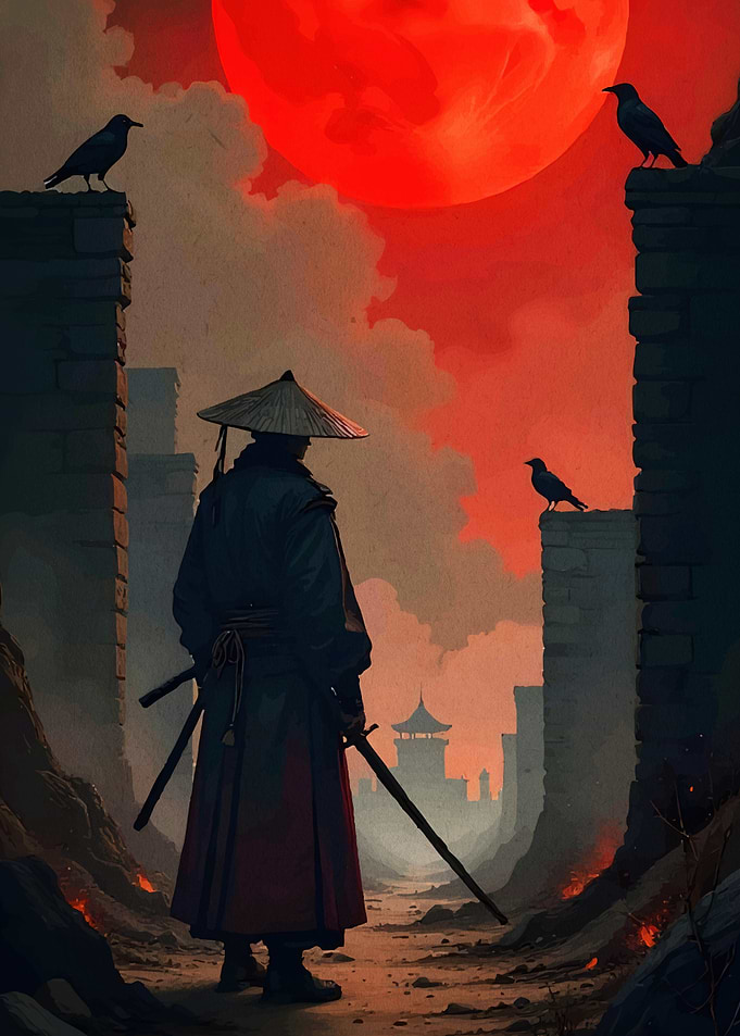 Samurai Blood Moon