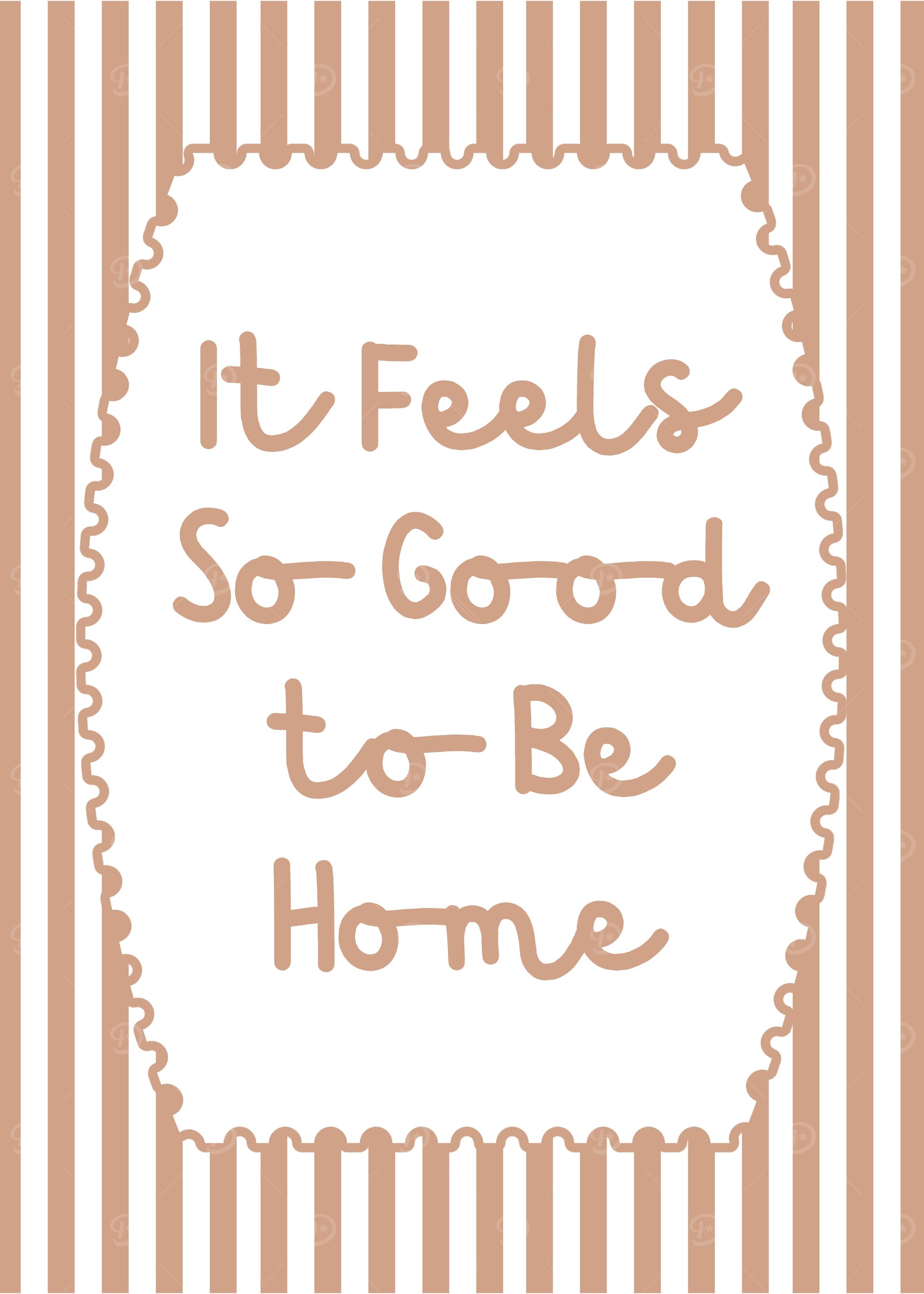 It Feels So Good to Be Home