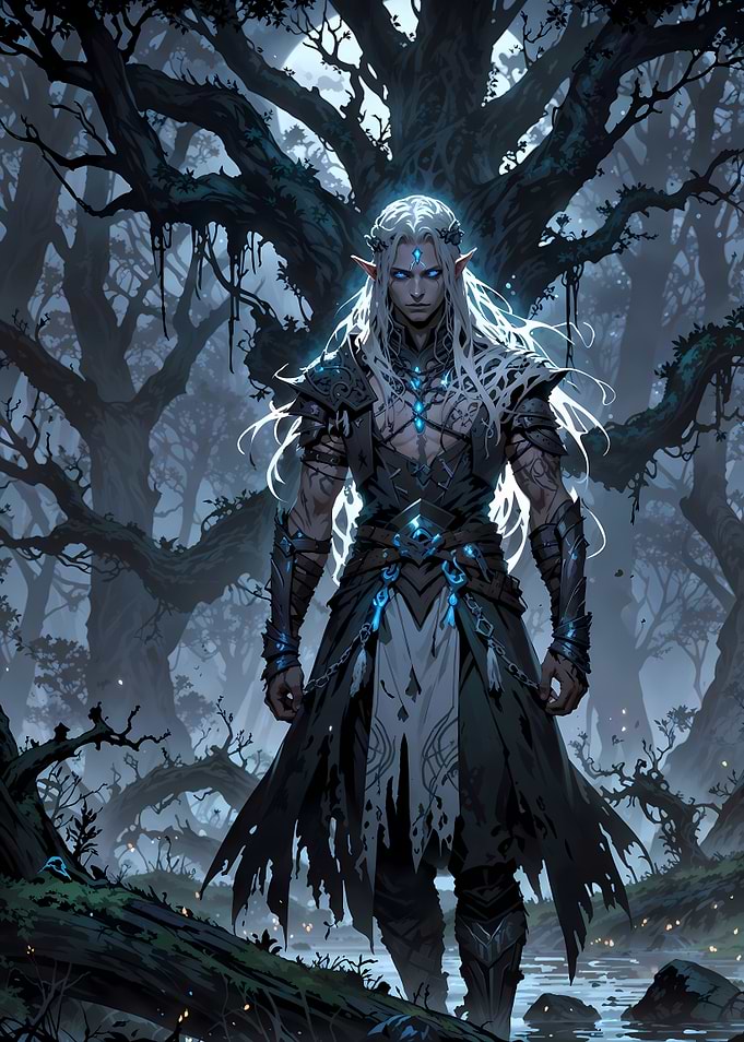 Lunar Elf Sentinel of the Ancient Grove
