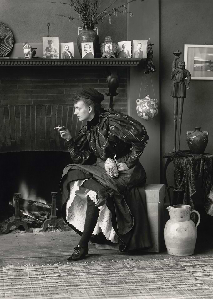 Frances Benjamin Johnston Self Portrait