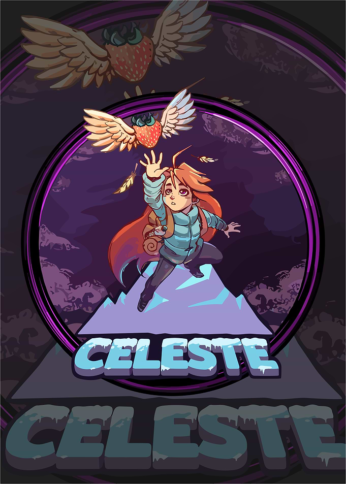 Celeste Game Illustration