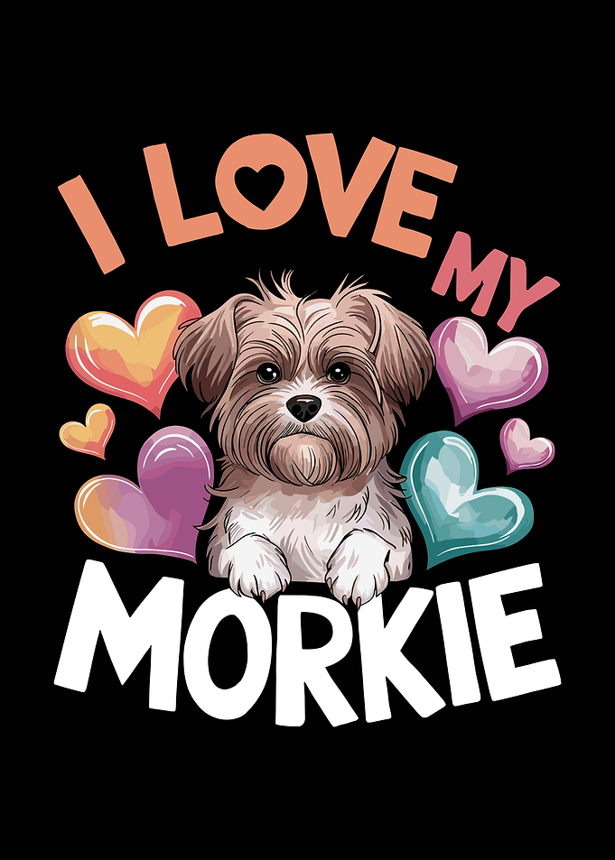 I Love My Morkie Dog