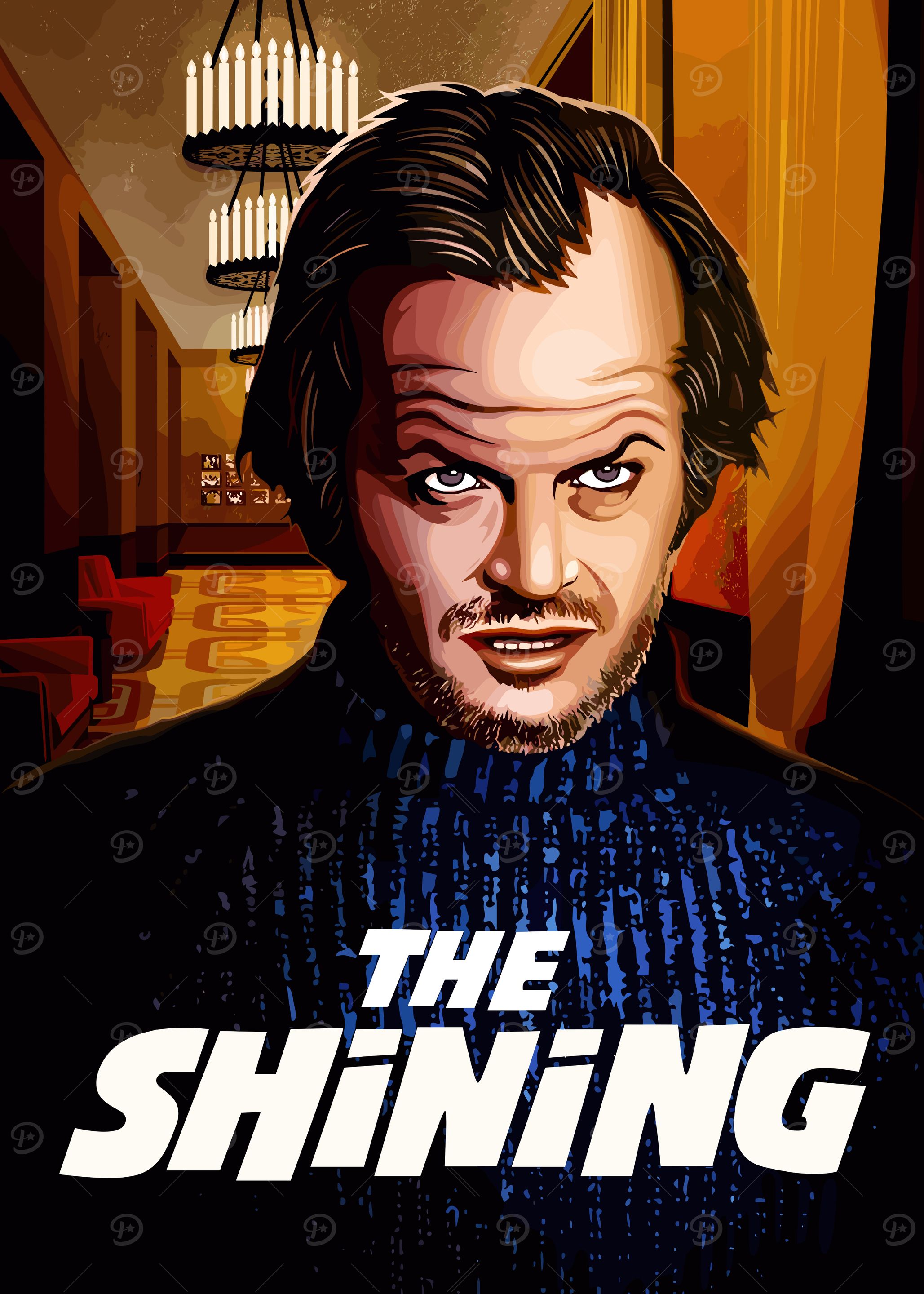 The Shining Movie Poster Art