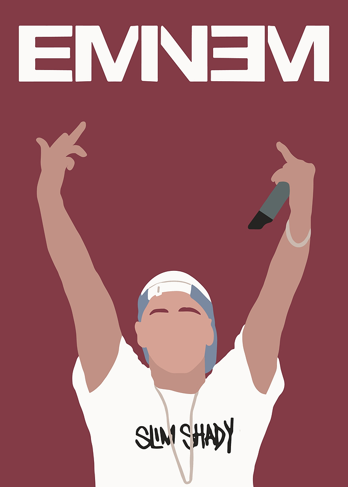 Eminem Minimalist Portrait