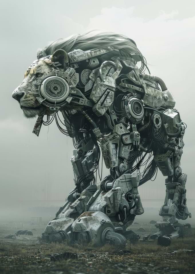 Mechanical Lion Robot