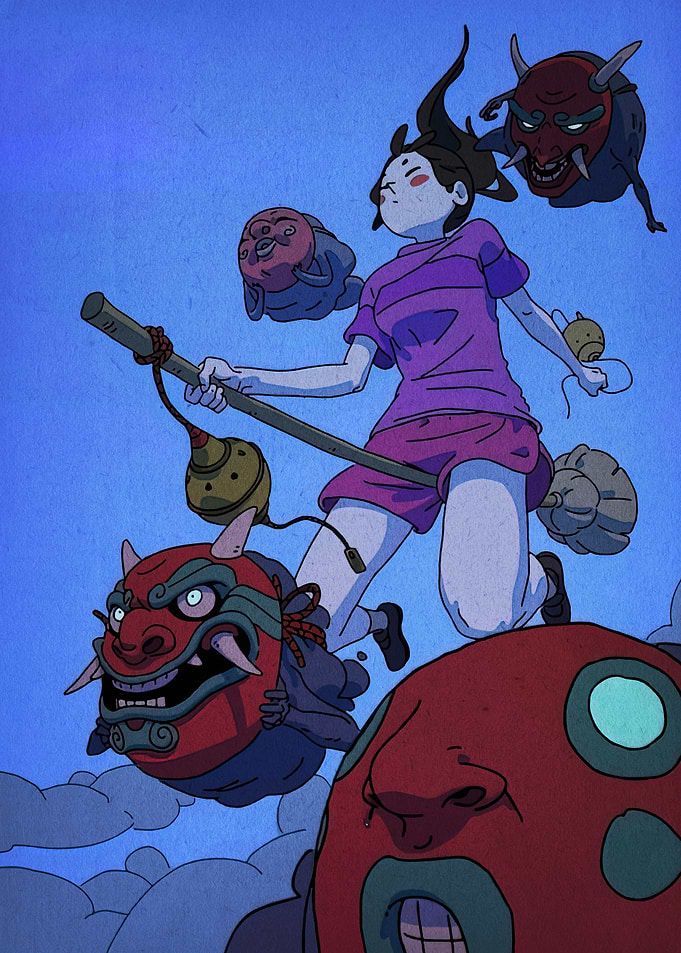 Spirited Away Inspired Digital Art