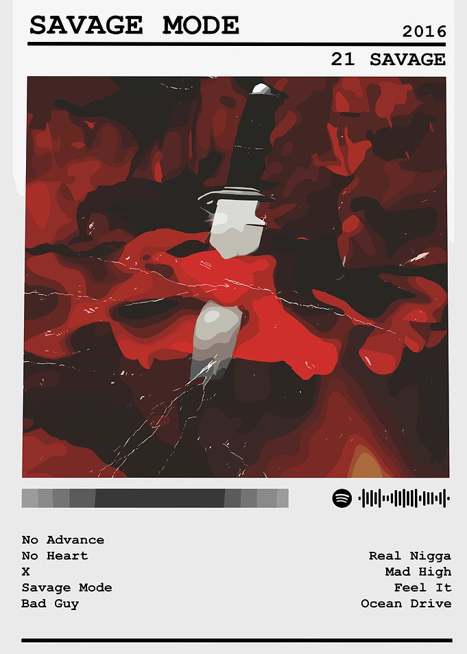Savage Mode Album Cover Art