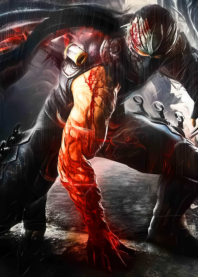 Ninja Gaiden Ryu Hayabusa Artwork