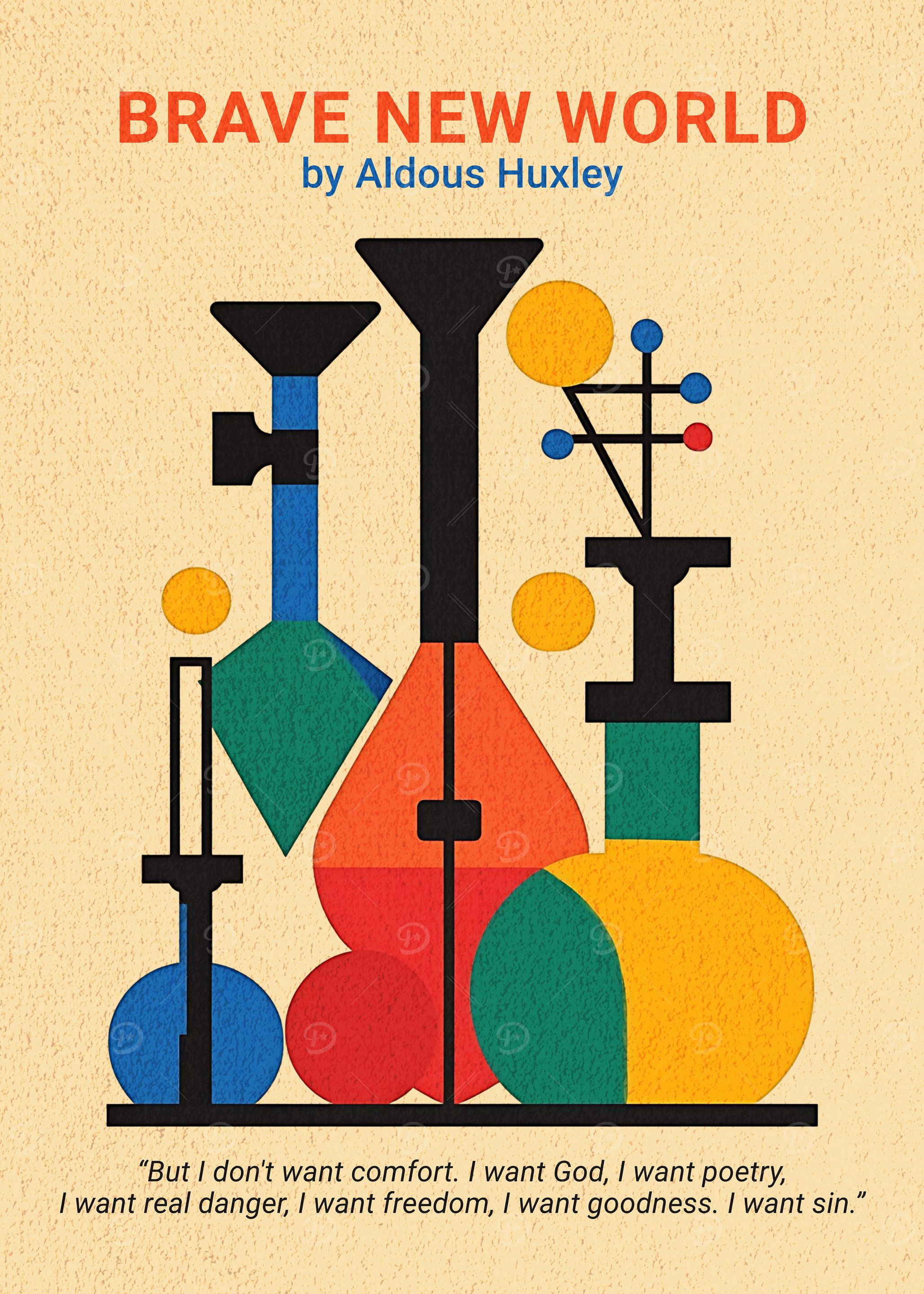 Brave New World Book Cover Art