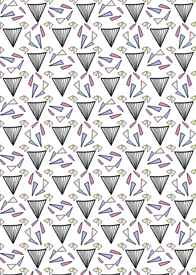 Geometric Triangle Pattern