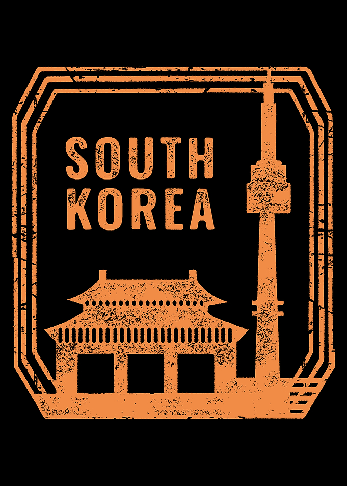 South Korea Travel Poster